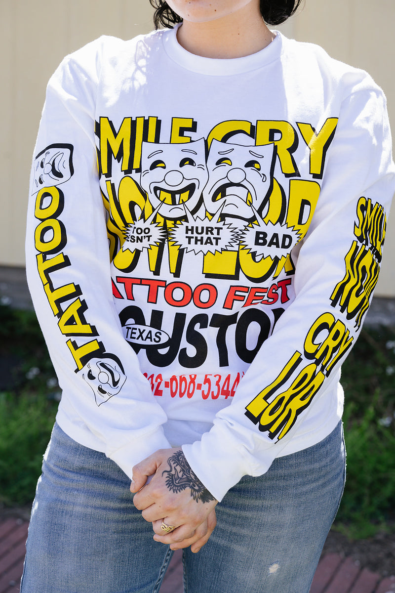 Long Sleeve Smile Now Cry Later Fest Long Sleeve T-shirt – Danny G