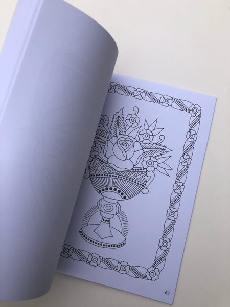 American Traditional Tattooing Coloring Book by Danny G and Ryan Cooper Thompson