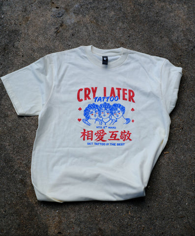 NEW Cry Later Tattoo T-Shirt