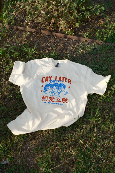 NEW Cry Later Tattoo T-Shirt