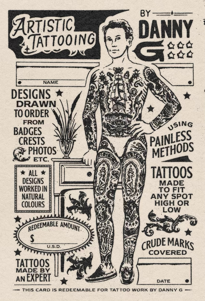 Gift Certificate for Tattoo Time - No Artist Preference — Copper State  Tattoo